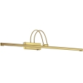 Ideal Lux - LED Лампа за картина BOW LED/8W/230V 76 см CRI 90 златист